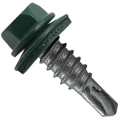 #14 x 7/8″ Metal to Type #1 IVY GREEN 5/16″ Hex 0.875 inches,