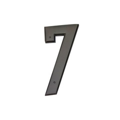 Mission 5-1/2″ H Surface Mount House Number Aged Bronze
