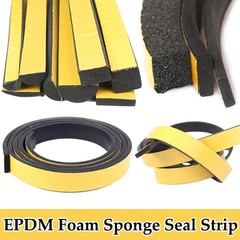 EPDM Seal Strip Self Adhesive Backed Foam Sponge Strip Sheet Tape Sticky Seal