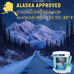 15 Lb Pet-Safe Ice Melt, Magnesium Chloride, Effective to -35°F