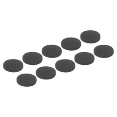 10 Pcs Non Slip Furniture Pads 15mm x 2mm, Adhesive Backed Rubber Feet