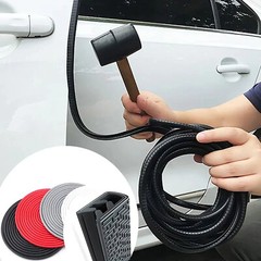 U-Shape Car Door Edge Strip Lock Molding Rubber Seal Trim Protector Thick 0.5~12