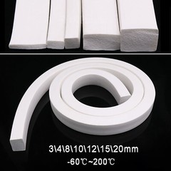 Square Silicone Foamed Seal Strip Bumper Draught Excluder Door Window Sealing