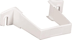 3.3″ H X 1″ W X 4.3″ L White Vinyl Contemporary Downspout Bracket – Case Of: 1