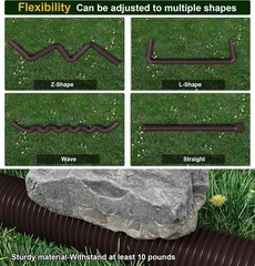 Rain Gutter Downspout Extensions, Downspout Extender for Rainwater Drainage F…