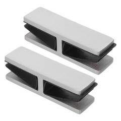 2Pcs High Precision Glass Clamp Kit Stainless Steel for Deck Railing and Fence