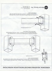 Multi-Angle Horizontal 3-1/2”x 2” “T Rail” Kit with Hidden Screws Vinyl WHITE
