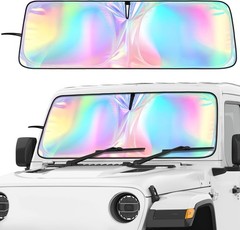 Inner Windshield Sun Shade Compatible with 1997-2025 and Compatible with 2020-20