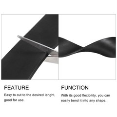 Solid Rubber Strips 78.74″L x 1.18″W x 0.28″T Rubber Neoprene Sheet Rolls