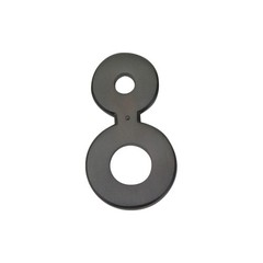 Mission 5-1/2″ H Surface Mount House Number Aged Bronze