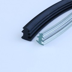 Rubber/PVC Resin T-shaped Sealing Strip Edge Protection Door Window Glass Seals