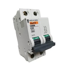 Merlin gerin 24275 magnetic thermal switch 2p 50a 6k c 2mod c60