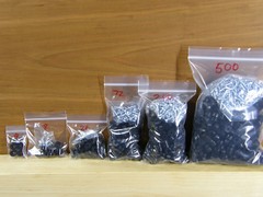 72 Rubber Bumper Feet (SMALL 1/2″ DIA) Black Utility SILICONE with Screws