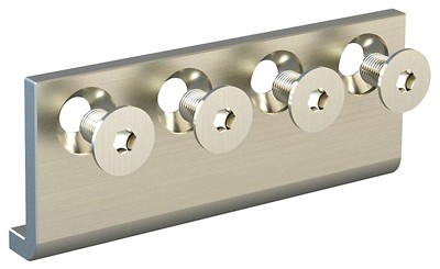 Sliding Door Hardware Connecting Adaptor, Satin Nickel – N187-003