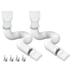 Rain Gutter Downspout Extensions, 2-Pack Flexible Downspout Extender, down Spout