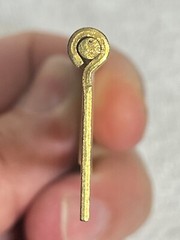 Brass Non-Mortise Hinges Johnson 1823 Quantity 100 hinges + Screws