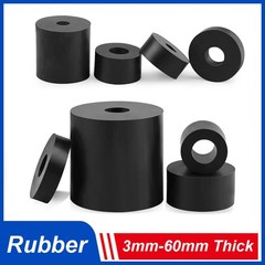 Round Rubber Pads Anti Vibration Isolation Spacer Buffer Block Spacer Washer