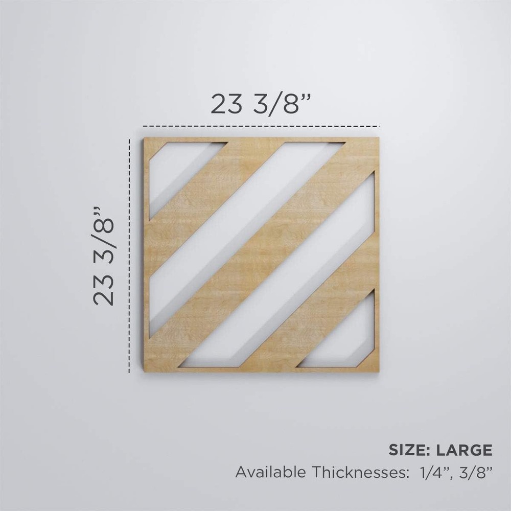 Ekena Millwork WALW24X24X0250STRCH Strymon 1/4″ T Decorative Fretwork Wall Panel