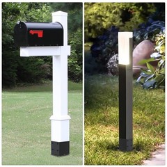 2 Pcs 6″x6″ Fence Post Anchor Ground Spike 22″(Actual 5.6″x5.6″) Heavy Duty M…