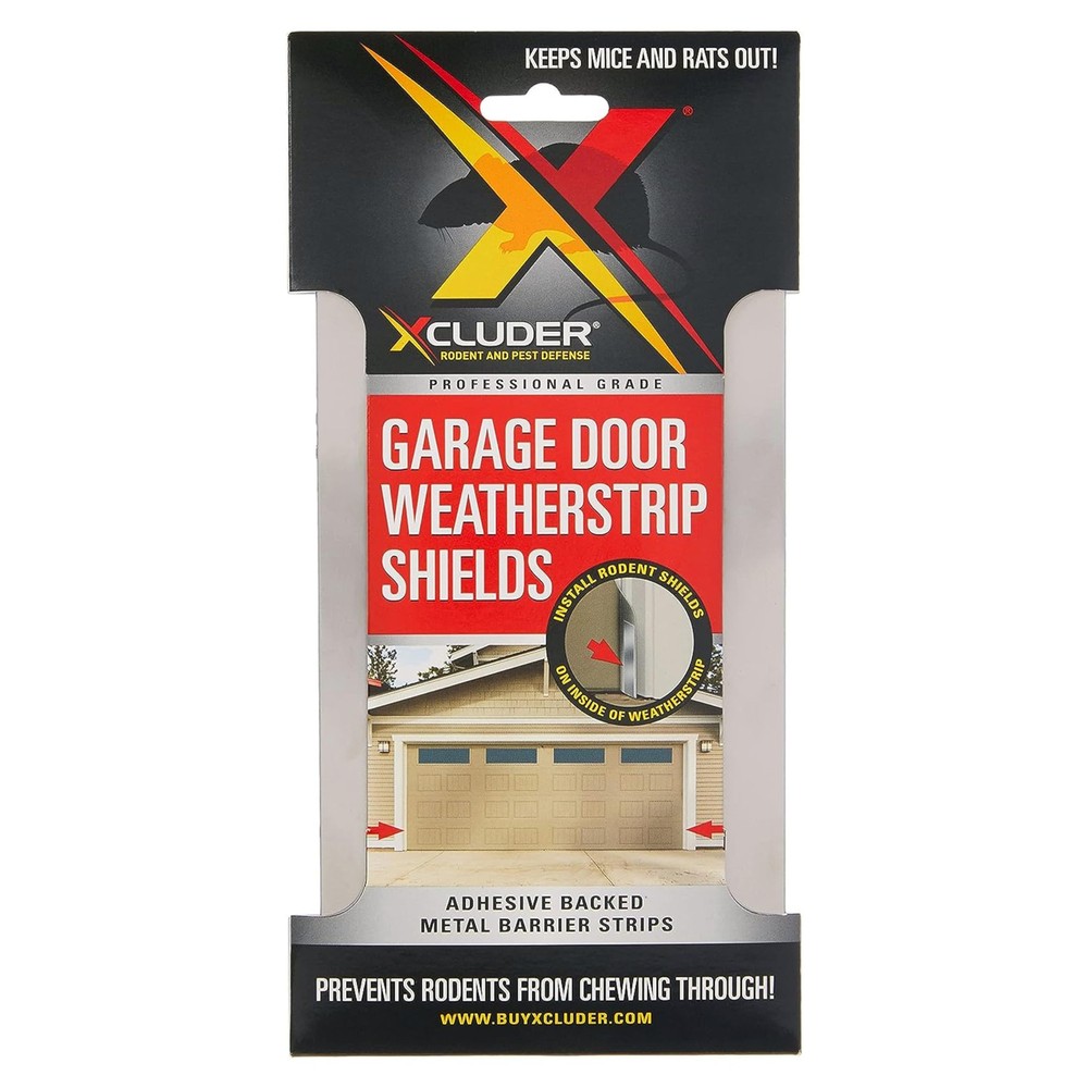 Xcluder Stainless Steel Garage Door Rodent 2 Kit (Pack of 4), Gray