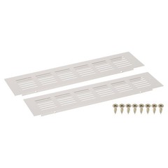 2pcs aluminum alloy rectangular ventilation grille for track cover, 250x60mm