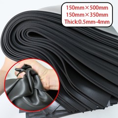 Black PU Plain Sponge Padding Foam Sheet Mat for Keyboard Shock Absorption DIY