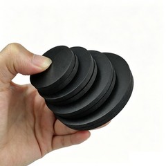 Rubber Solid Discs Flat Round Pad Sealing Non-Slip Cushioning Dia 5mm-150mm