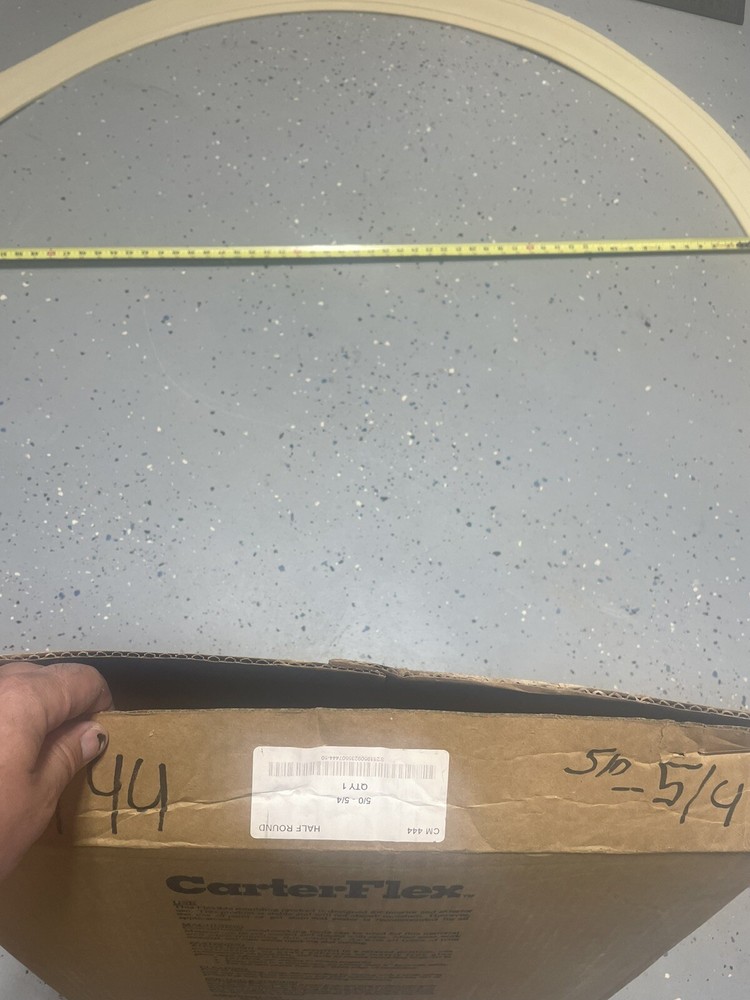 CarterFlex CM444 5/0 5/4Half Round Flexible Trim Moulding