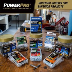 Power Pro 100 Pc Construction Lag Screws (5/16″ x 4″) | Star Drive Structural…
