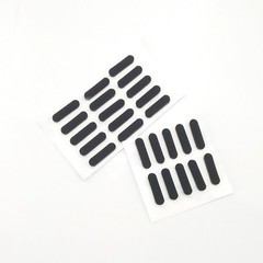 Length 16-160mm Oval Rubber Feet Pad Adhesive Gasket Anti-Slip Laptops Keyboard