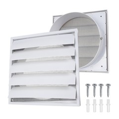 1Set Exhaust Vent Cover (8″ OD, 9″L x 9″W) – Dryer Air Vent Covers