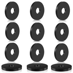 Heavy Duty Rubber Washers (25 Pcs) – Abrasion Resistant, 1 OD x 1/4 ID x 1/8…