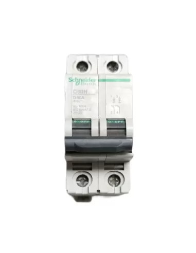 Schneider 25122 Magnetic Thermal Switch 2p 50a 10k d 2 Modules c60