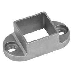 OTTFF 10 Pack Aluminum Square Post Flange Anchor Base Fits 1-1/2″ Square Tube…