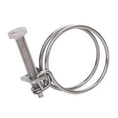 Easy Installation Wire Hose Clamp Strong Clamping Effect Plant Engineering Use