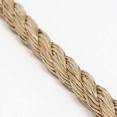 KingCord 644701 Polypropylene Twisted Rope Reel 1/4″ x 1200′, Brown