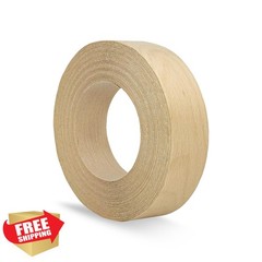 UNMAR Birch Edge Banding 1-1/2in x 250ft Pre Glued Iron On Trim