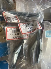 Large Assorted Hardware Lot NOS Hinges Anchors Fasteners Brackets Door Parts