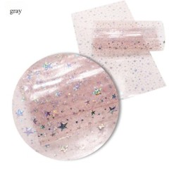 20cm 120cm Transparent Pentacle Star Printed Vinyl Film DIY Handicraft Materials