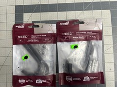 New 2-pack 2/PC National Hardware N337-903 Reed 4″ Multipurpose Hook Matte Black