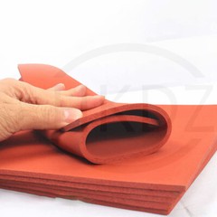 Red Foam Sheet Sponge Rubber Gasket Seals Sheets Silicone Plate Pad Thick 1-30mm