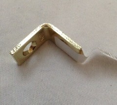 Lot Of 25 NEW Brass Plated 3/4″ inch Corner Brace ~ US Seller