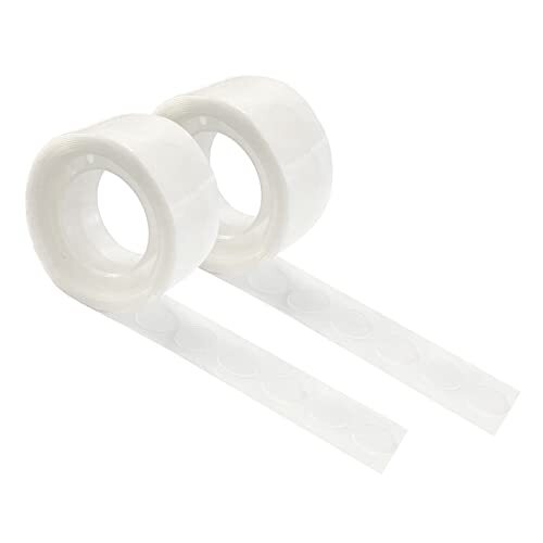 200 PCS Glue Points for Balloons, Removable Sticky Point Tape, Adhesive Double S