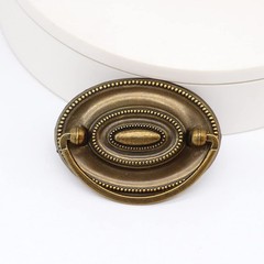 RR-RUOSHUI Ring Pull Cabinet Pulls Drawer Handle for Dresser Bronze