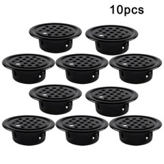 Metal Cabinet Cupboard Round Air Vent Grill Cover Ducting Ventilation Home