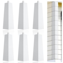 6 Pcs Aluminum Siding Corners 8 Inch Outside Siding Corner Caps Smooth Siding…