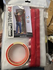 ZipWall 4 ft. x 7.5 ft Adhesive Zippers Standard Dust Barrier Door Kit