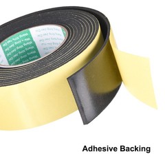 Foam Seal Tape, 50mm Wide 3mm Thick 13 Feet Long Adhesive Weather Strip 2pcs