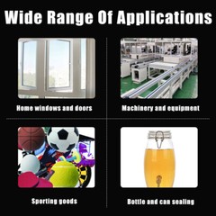 Rubber Sealing Strips Silicone Sponge Seal Strips Square Foamed Rubber Gaskets
