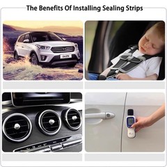 Epdm Window And Door Seal Draught Strip Tape Anti-Collision Rubber 5-25 Meter